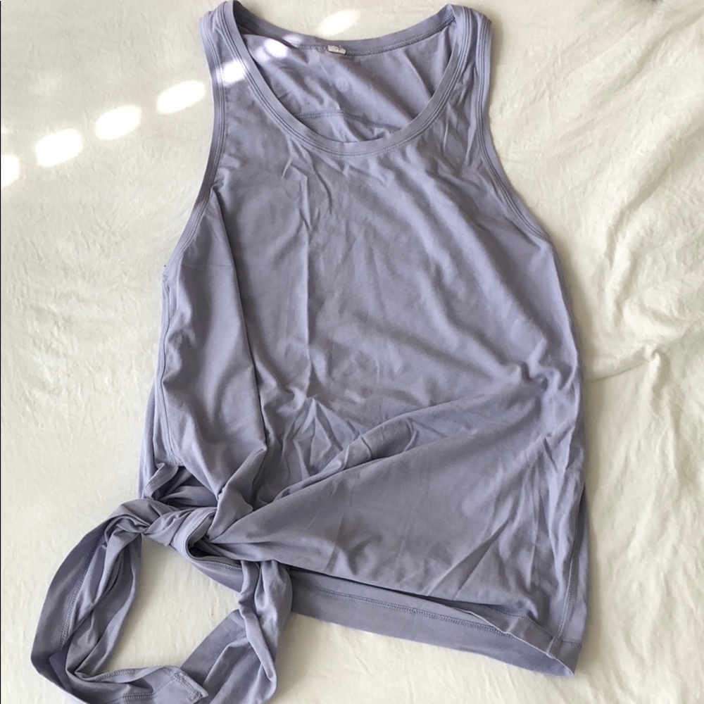 Lulu side tie tank top